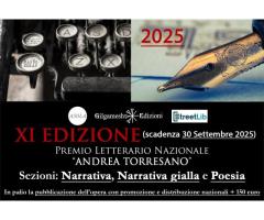 XI Edizione del Premio Letterario Nazionale  Andrea Torresano 2025