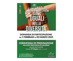 5^ ediz. SIAMO UGUALI NELLA DIVERSITA' Salerno