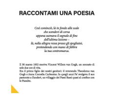 RACCONTAMI UNA POESIA
