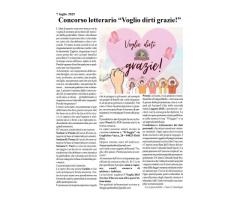 CONCORSO GRATUITO "VOGLIO DIRTI GRAZIE" 