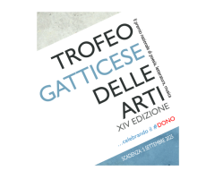 XIV Trofeo Gatticese delle Arti