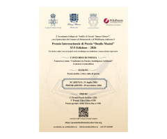 Premio Internazionale di Poesia "Danilo Masini" XVI edizione 2026