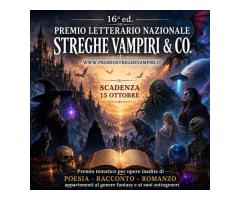 XVI ed. Premio Letterario Nazionale Streghe Vampiri & Co.